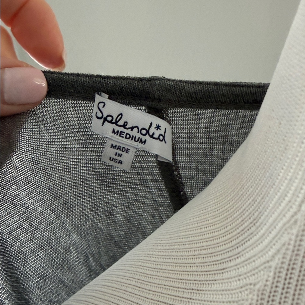 SPLENDID Batwing Scoopneck 3/4 Sleeve Top, Soft & Cozy, Rayon/spandex blend, Med - Picture 7 of 8